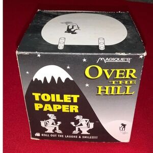 Gag gift Over the Hill Toilet Paper Gag Gift Novelty Funny Birthday Humor